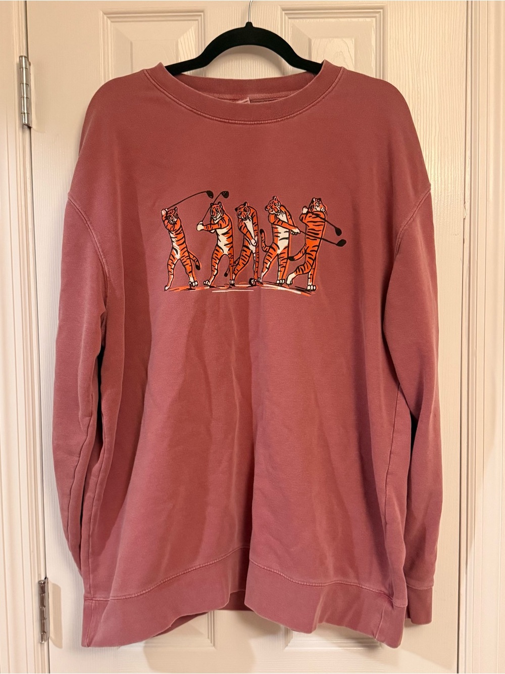 Barstool Sports Tiger Swing Tiger Woods Golf‎ Crewneck Sweatshirt size XL